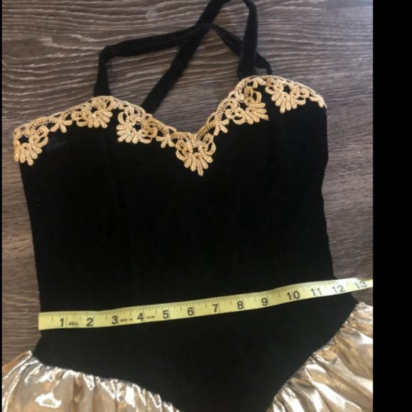 Vintage 80s Gunne Sax Baroque Balletcore Dress - Picture 6 of 8